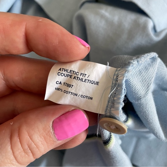 Gap Blue Striped Polo - Picture 6 of 6